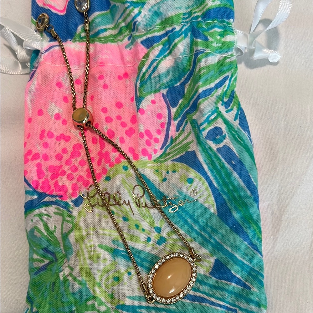 Lilly Pulitzer Gold and Cream Bracelet